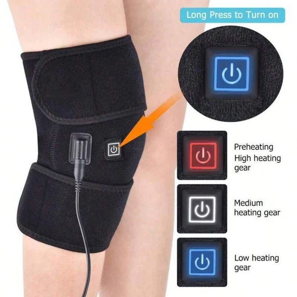 Electric Heating Knee Pad – Adjustable Heated Wrap for Pain Relief and Comfort