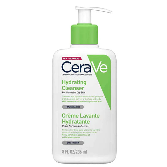 CeraVe Hydrating Cleanser – Gentle Moisturizing Cleanser for Normal to Dry Skin (236ml)