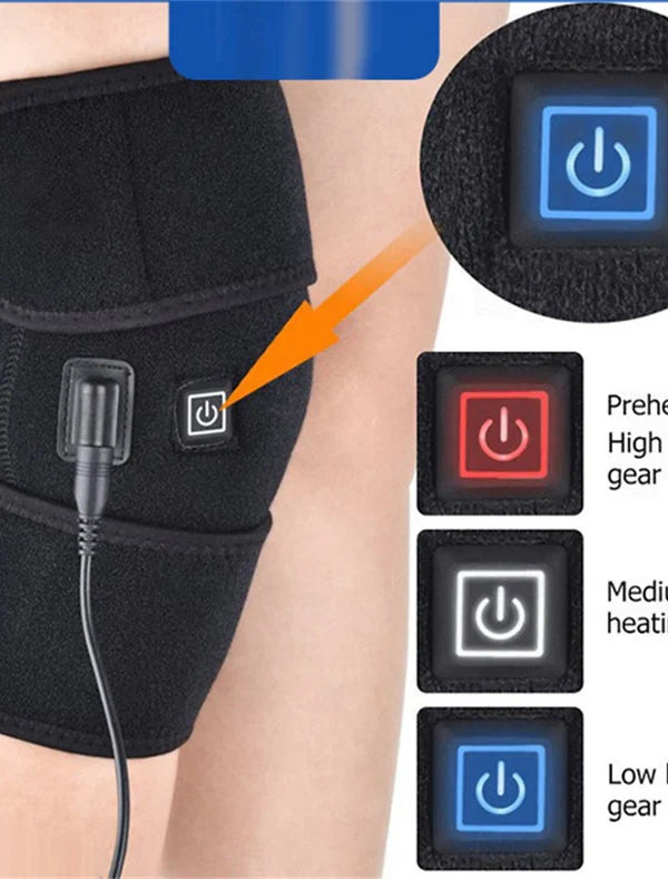 Electric Heating Knee Pad – Adjustable Heated Wrap for Pain Relief and Comfort